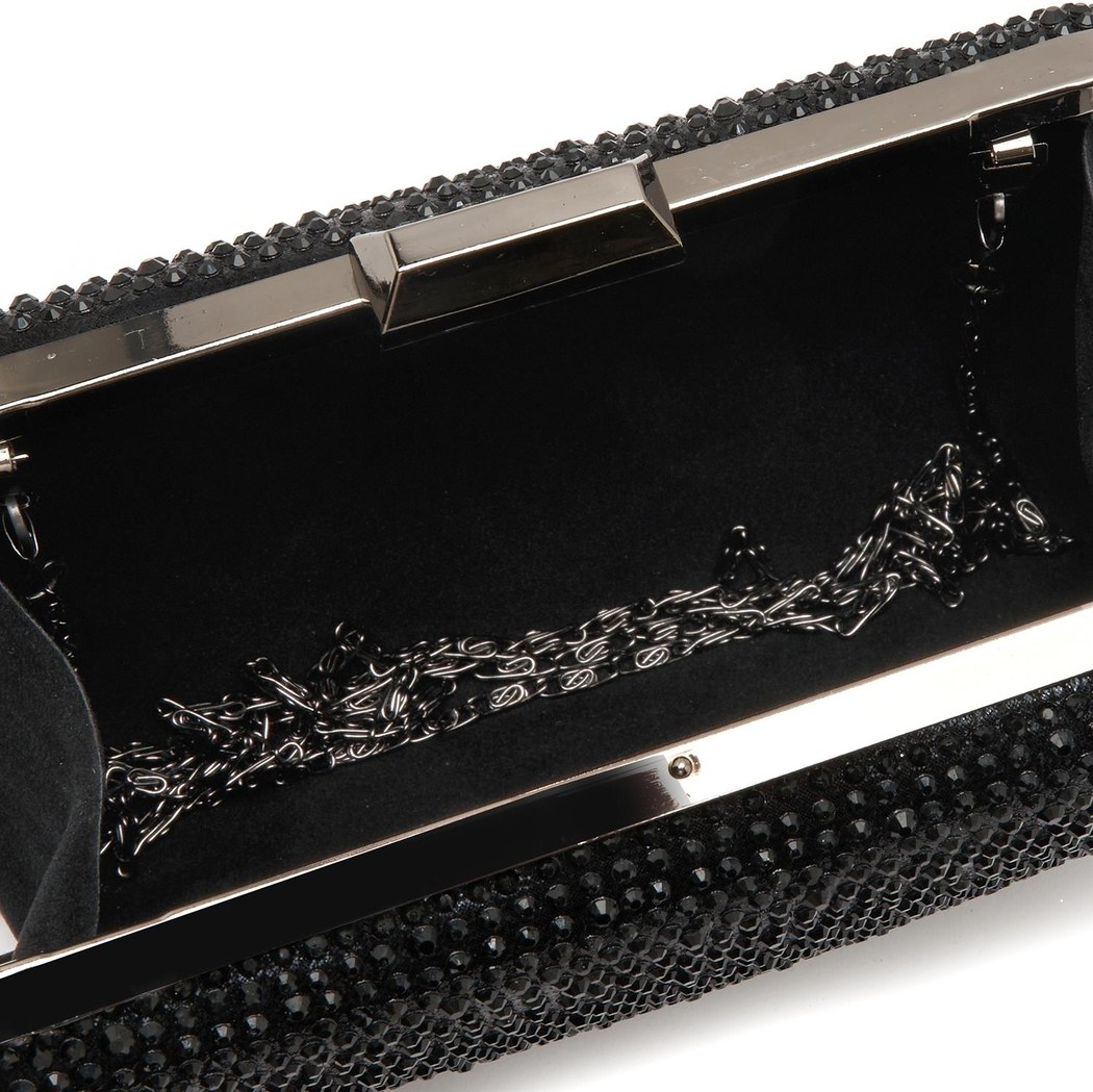 Rosa Siyah Kadın Gece Çantası