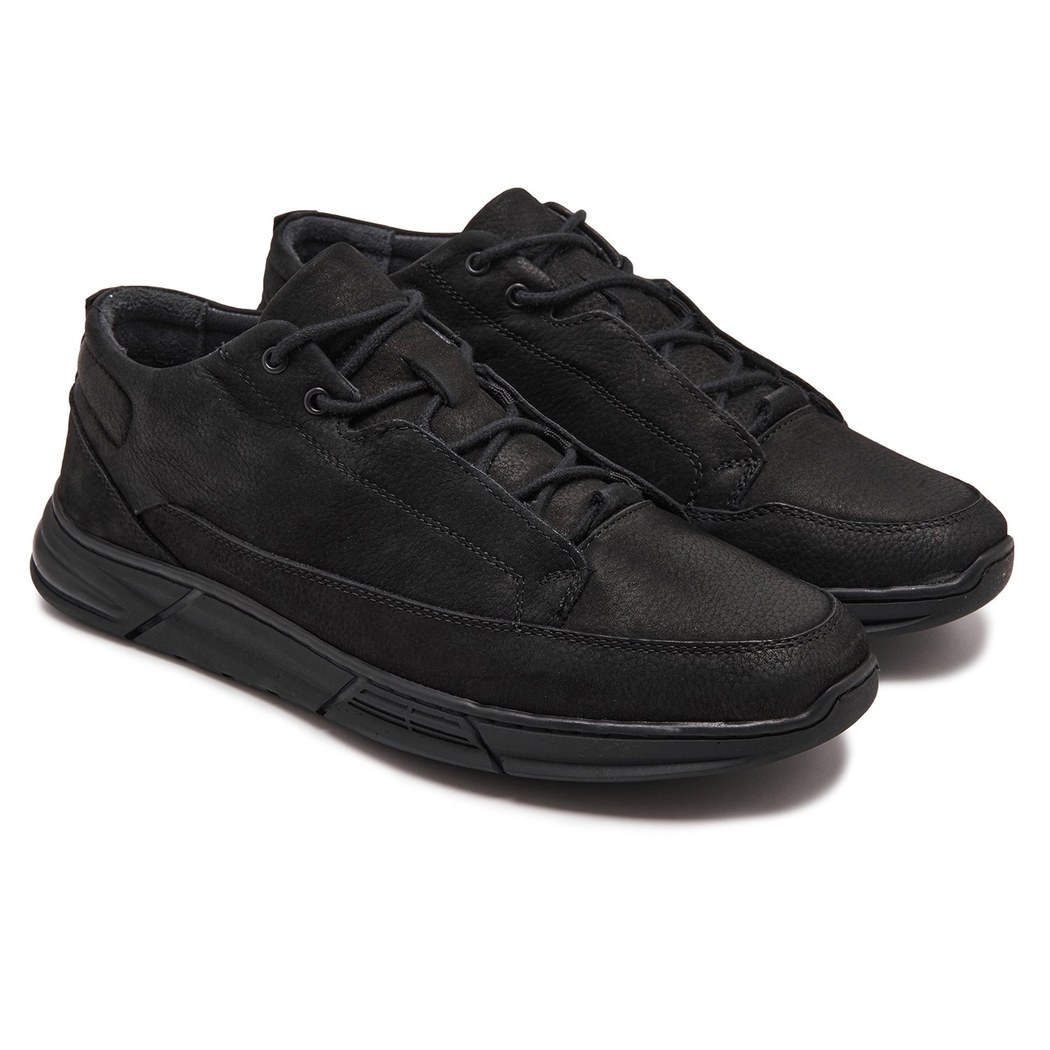 Roser Siyah Erkek Nubuk Günlük Ayakkabı