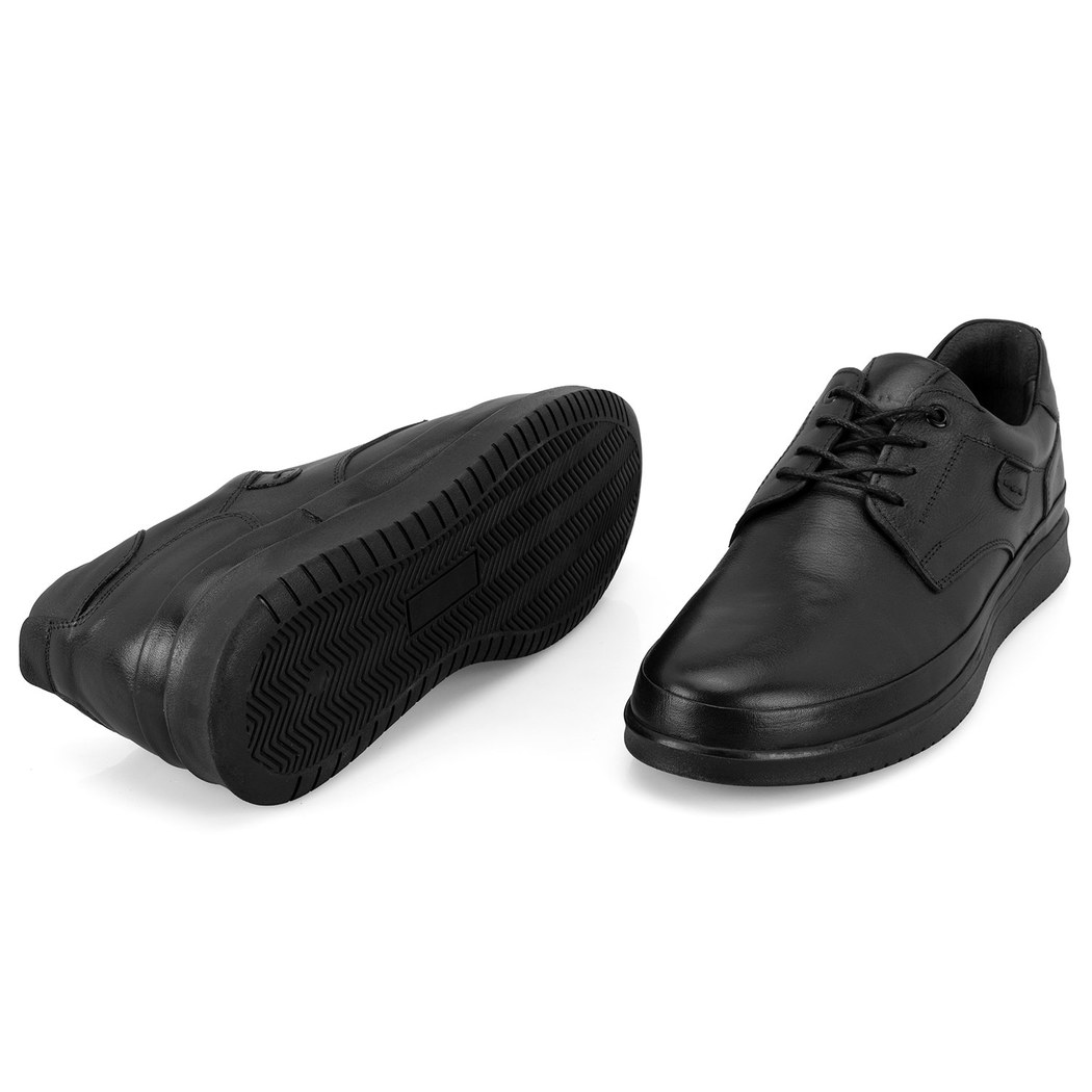 Ruben Siyah Erkek Deri Günlük Ayakkabı