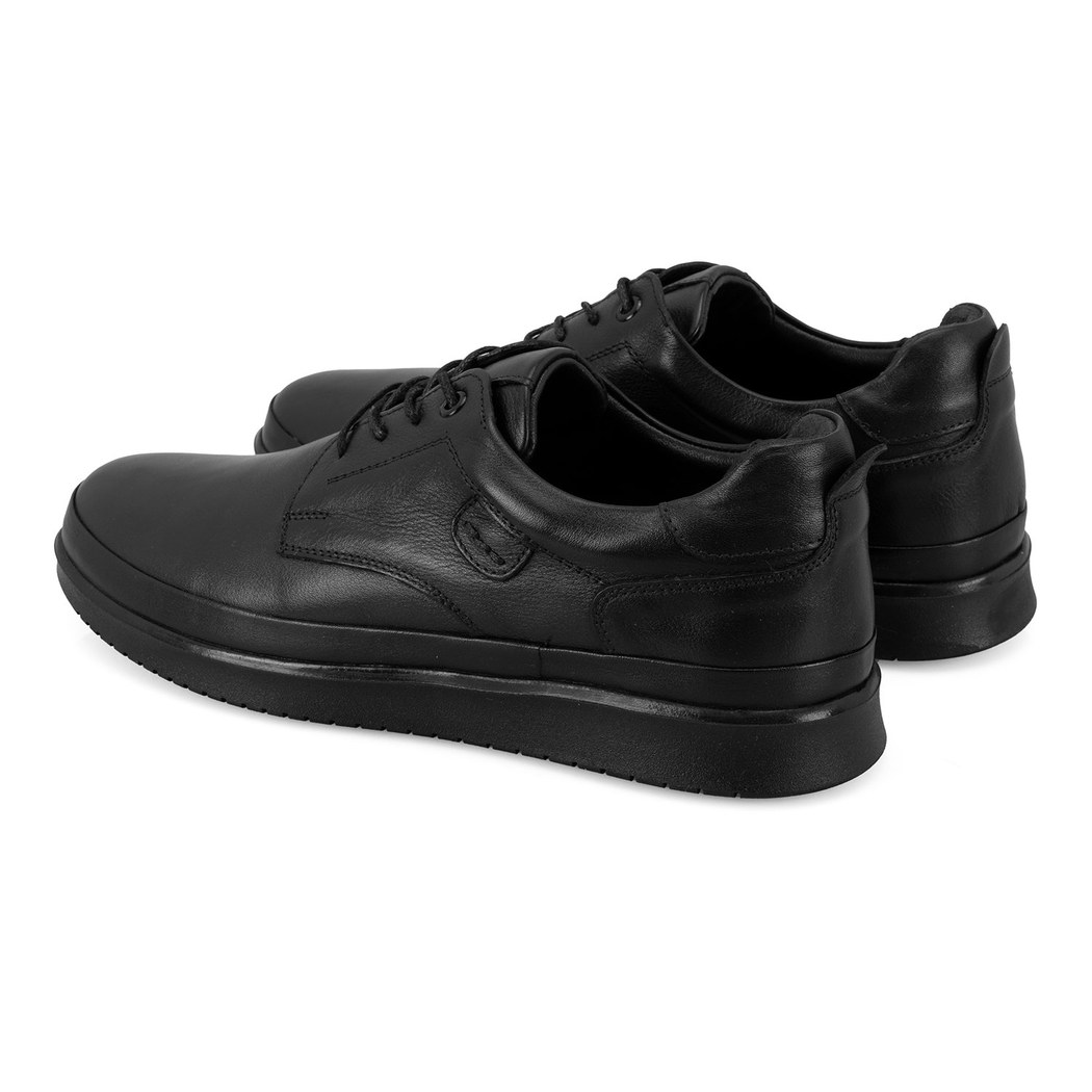 Ruben Siyah Erkek Deri Günlük Ayakkabı