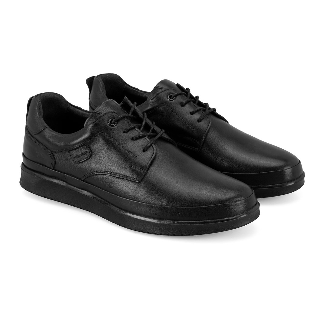 Ruben Siyah Erkek Deri Günlük Ayakkabı