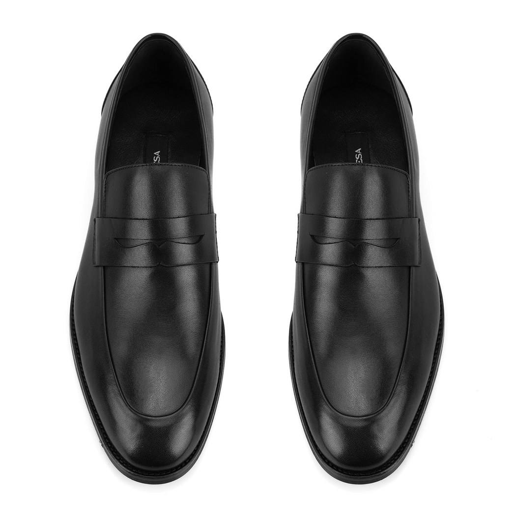 Russell Siyah Erkek Deri Klasik Ayakkabı