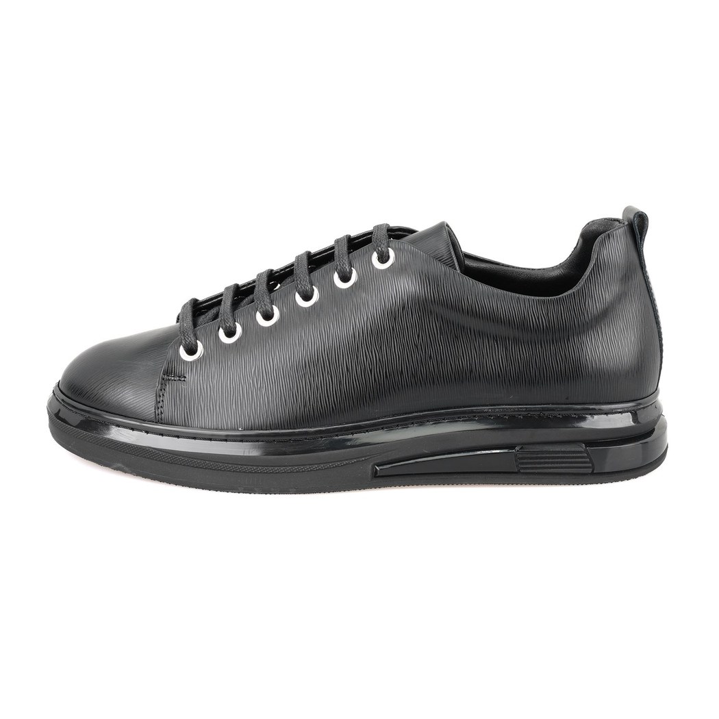 Salve Siyah Erkek Deri Günlük Ayakkabı