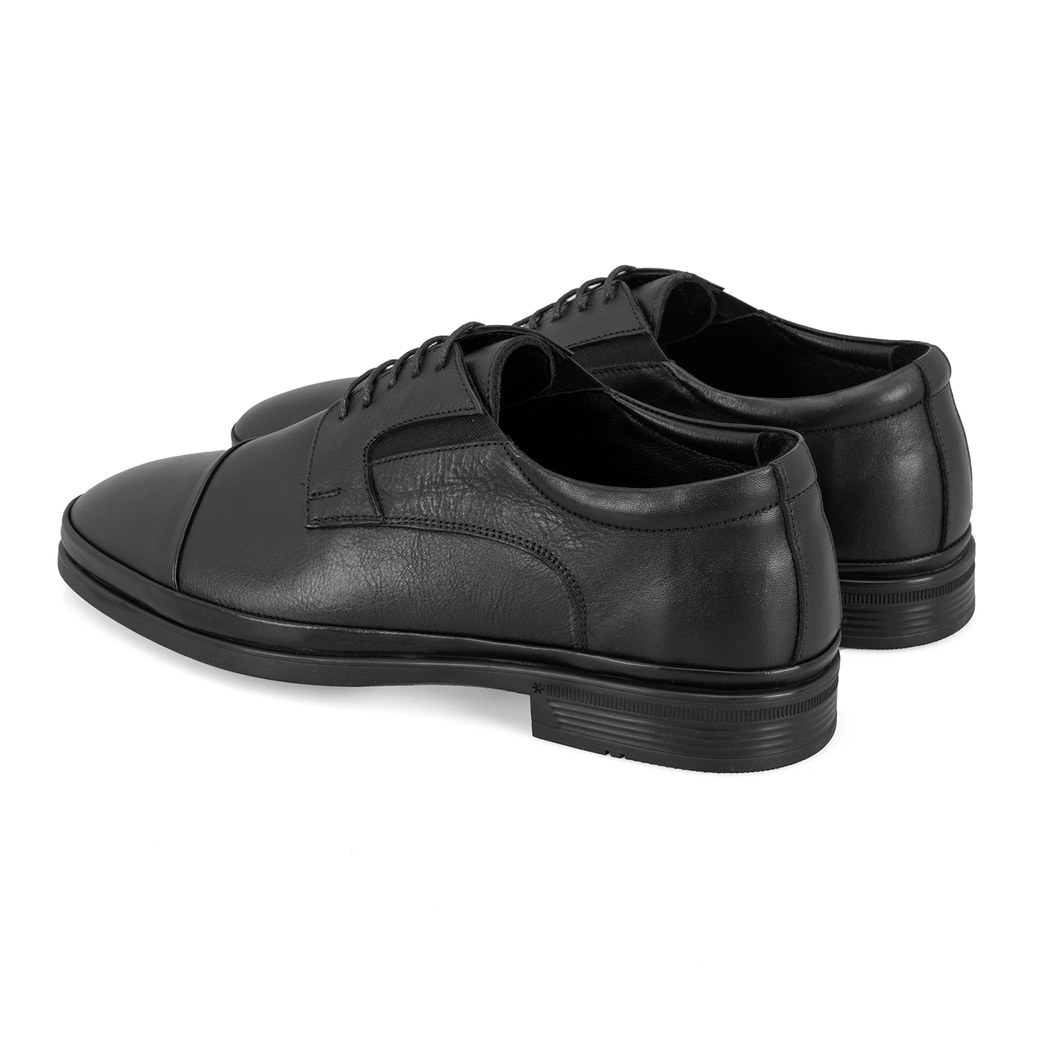 Sammy Siyah Erkek Deri Klasik Ayakkabı
