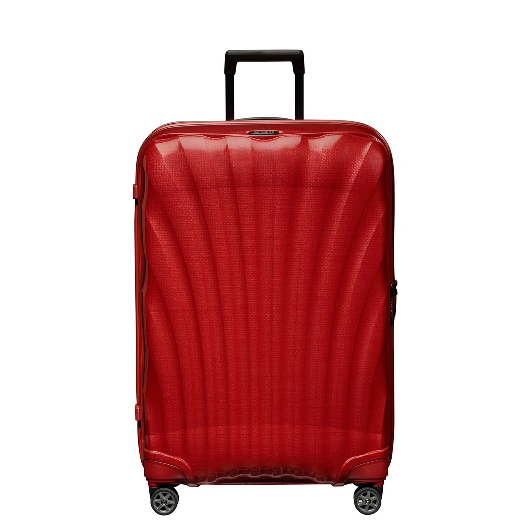 Samsonite C-Lite - Spinner Kırmızı 4 Tekerlekli Büyük Boy Valiz 75cm