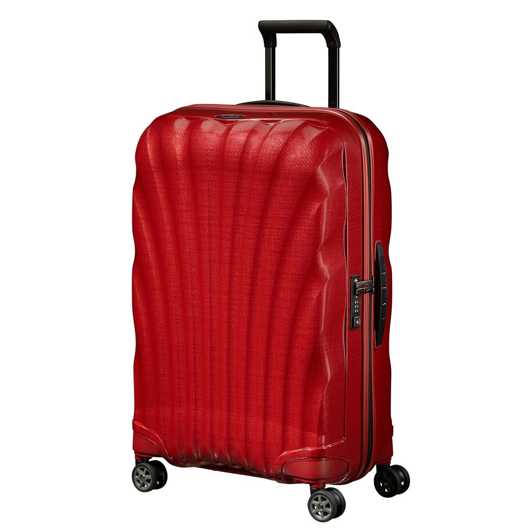 Samsonite C-Lite - Spinner Kırmızı 4 Tekerlekli Orta Boy Valiz 69cm