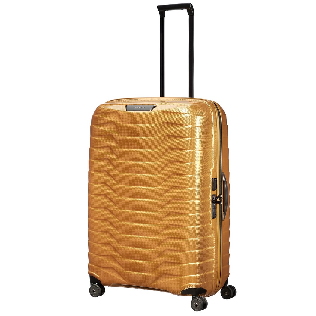 Samsonite Proxis - Spinner Sarı 4 Tekerlekli Ekstra Büyük Boy Valiz 81 cm
