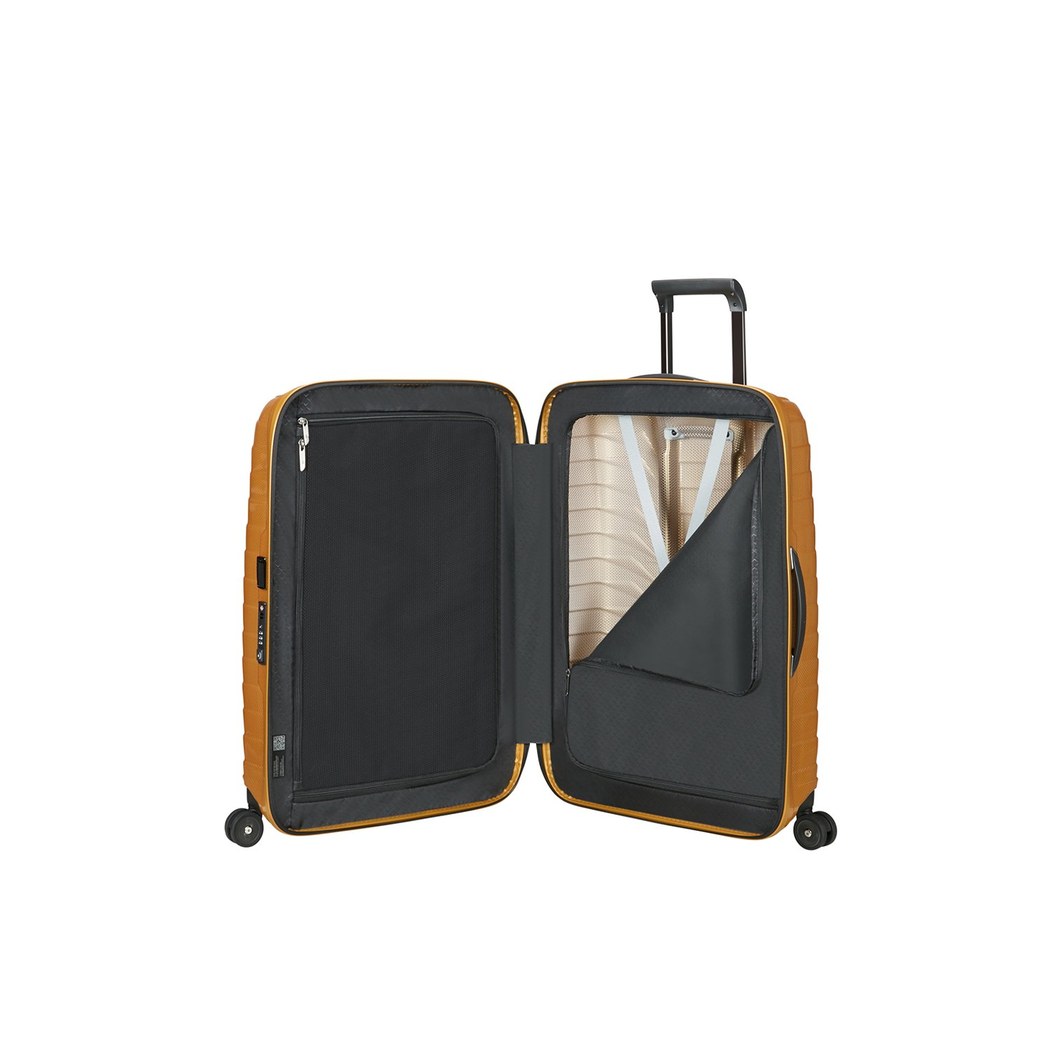 Samsonite Proxis - Spinner Sarı 4 Tekerlekli Orta Boy Valiz 69cm