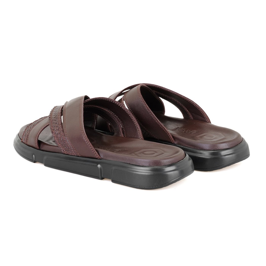 Samuel Kahve Erkek Deri Terlik