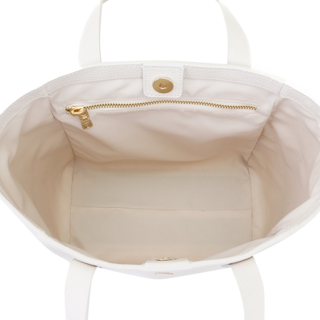 Sandio Beyaz Kadın Deri Omuz Çantası 