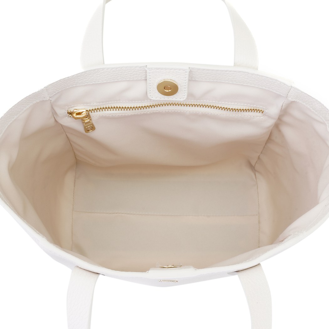 Sandio Beyaz Kadın Deri Omuz Çantası 