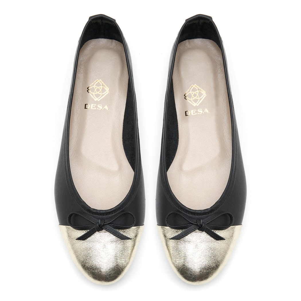 Sands Siyah Kadın Deri Babet