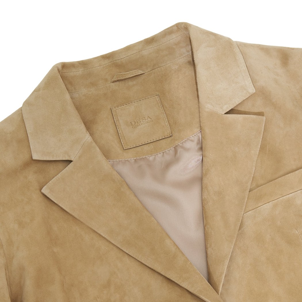 Sarafina Kadın Oversize Blazer Süet Deri Ceket