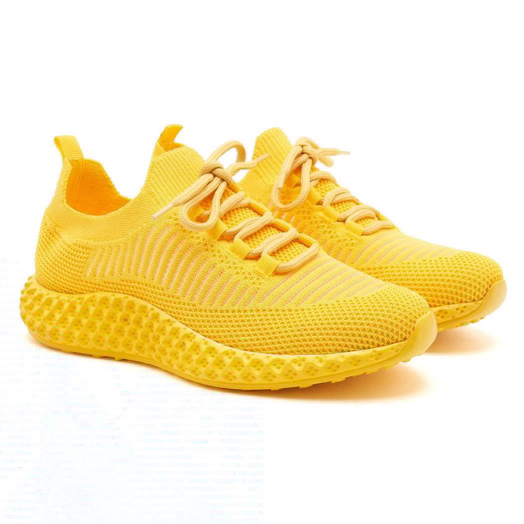 Sarı Baracoa Kadın Triko Günlük Ayakkabı