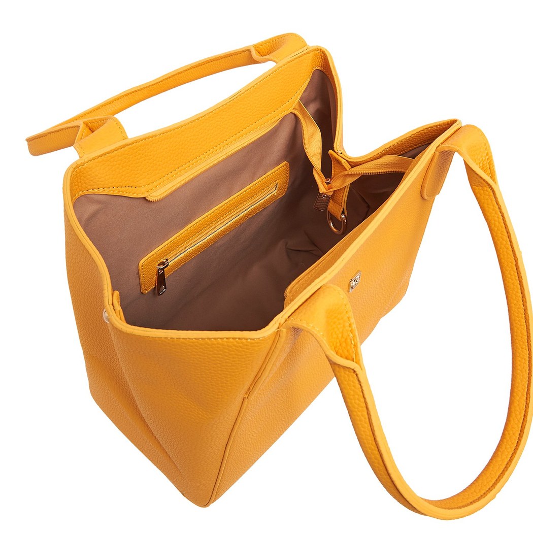 Sarı Donati Kadın Omuz Askılı Çanta