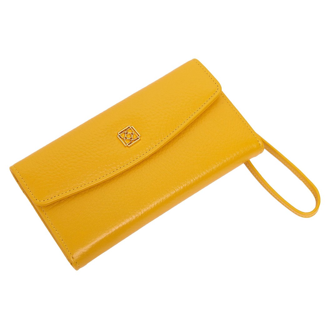 Sarı Sein Kadın Deri Cüzdan