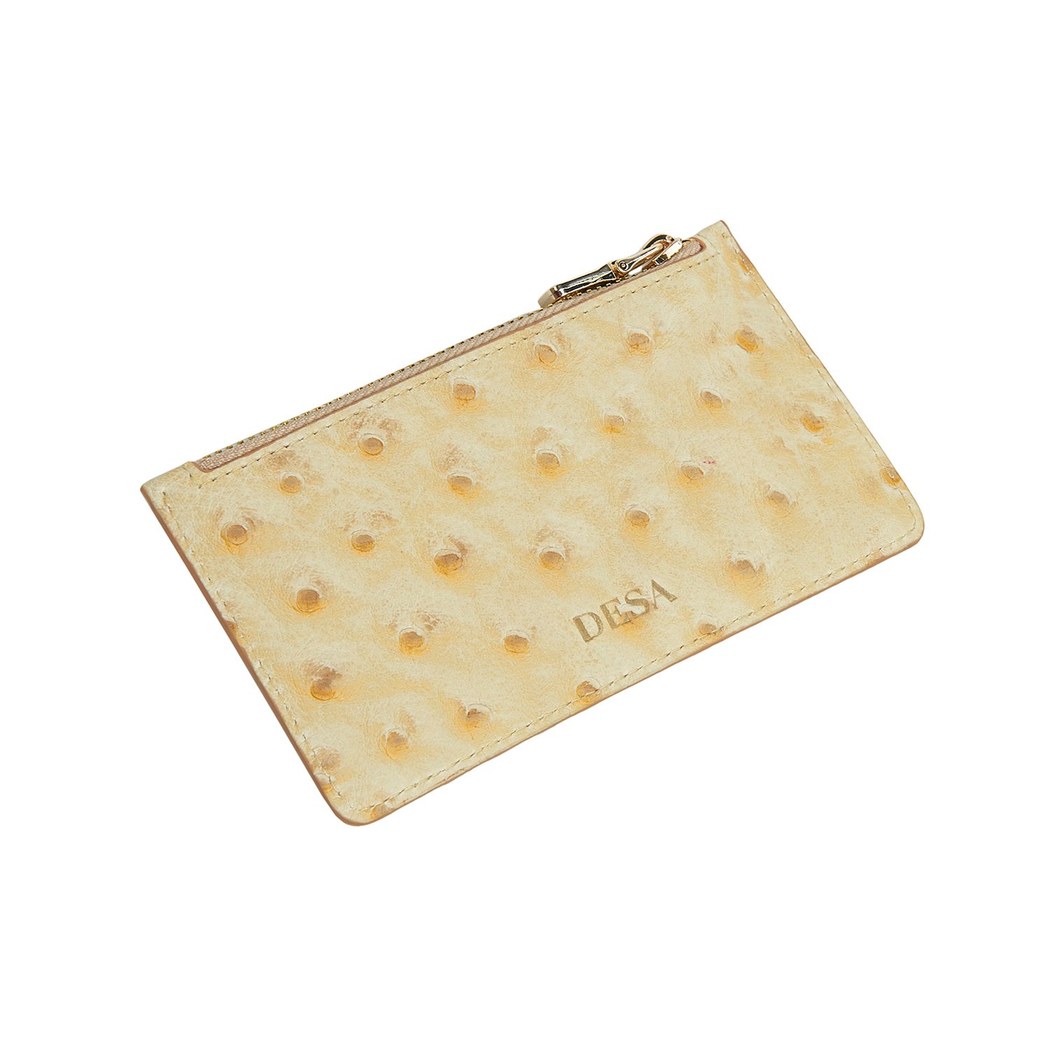 Sarı Welkin Kadın Deri Kartlık