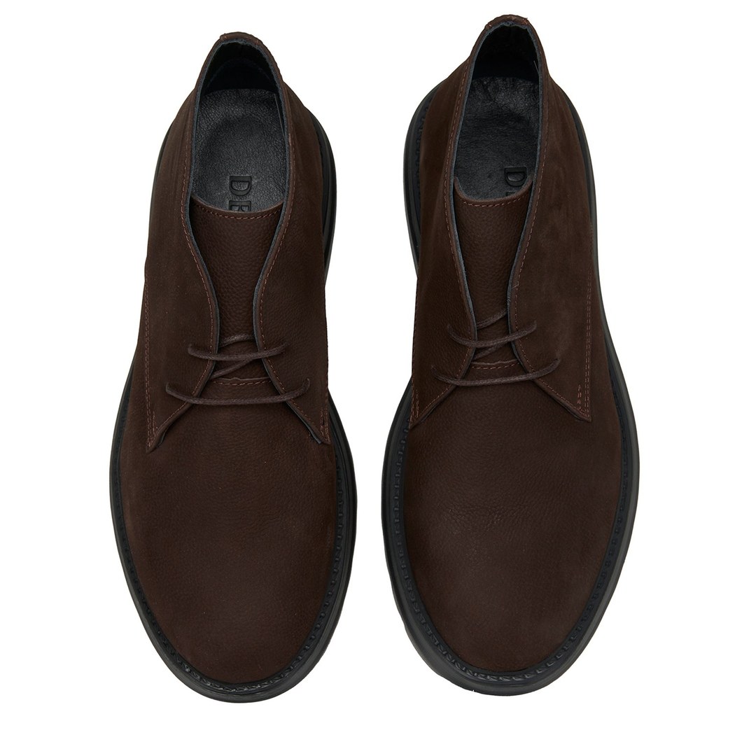 Selinda Kahve Erkek Deri Bot