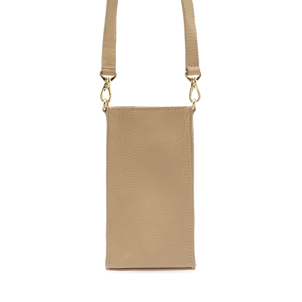 Senni Bej Kadın Deri Telefon Çantası 