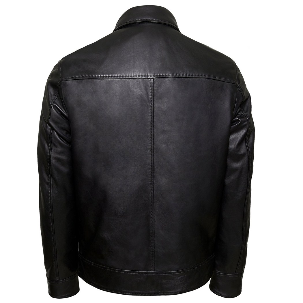 Sergio Erkek Çift Taraflı Deri Mont