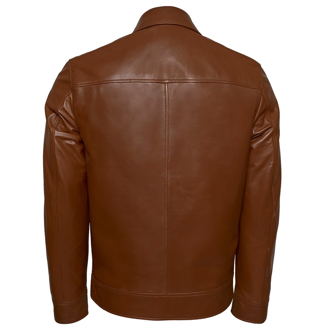 Sergio Erkek Çift Taraflı Deri Mont