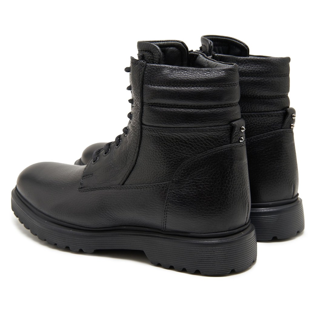 Servo Siyah Erkek Deri Bot