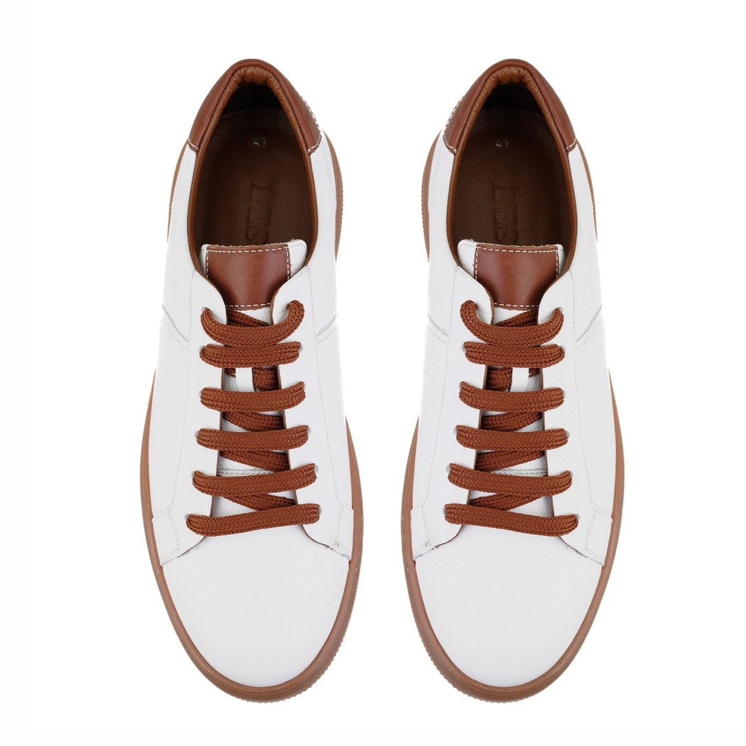 Seth Beyaz Erkek Deri Spor Ayakkabı