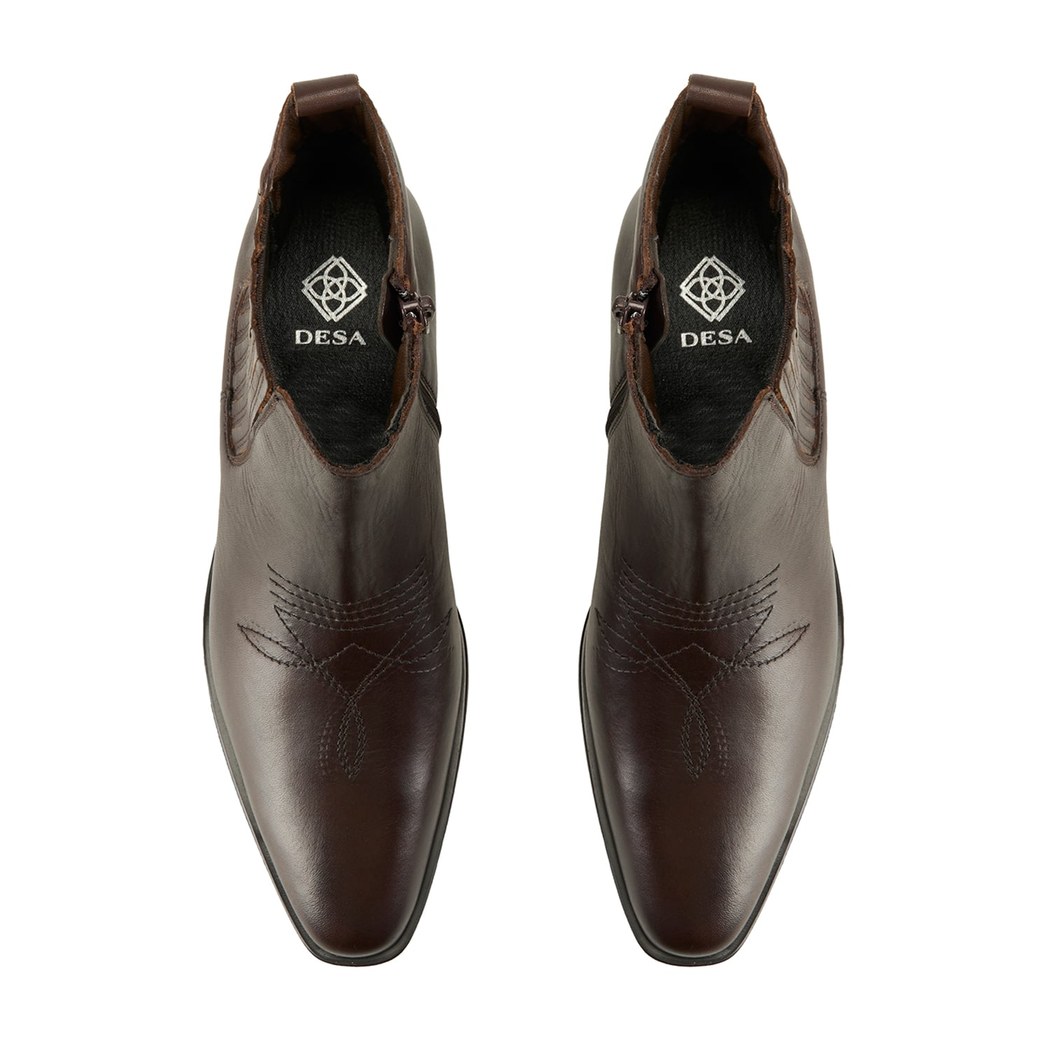 Setra Koyu Kahve Kadın Deri Bot