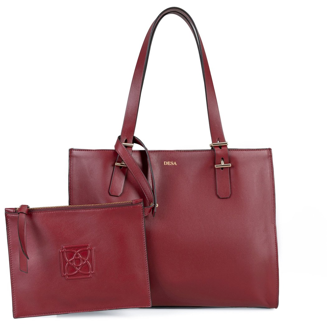 Seven Big Bordo Kadın Deri Omuz Çantası