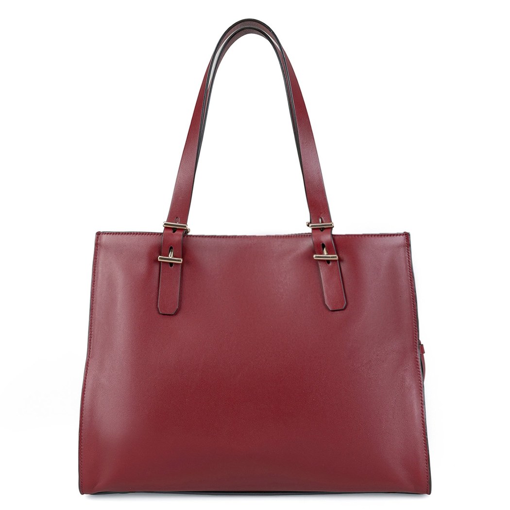 Seven Big Bordo Kadın Deri Omuz Çantası