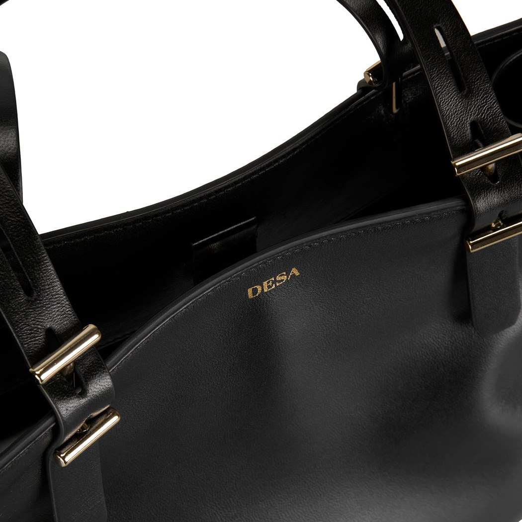 Seven Big Siyah Kadın Deri Omuz Çantası