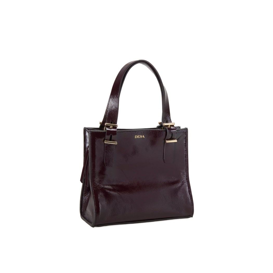 Seven Small Bordo Kadın Rugan Omuz Çantası