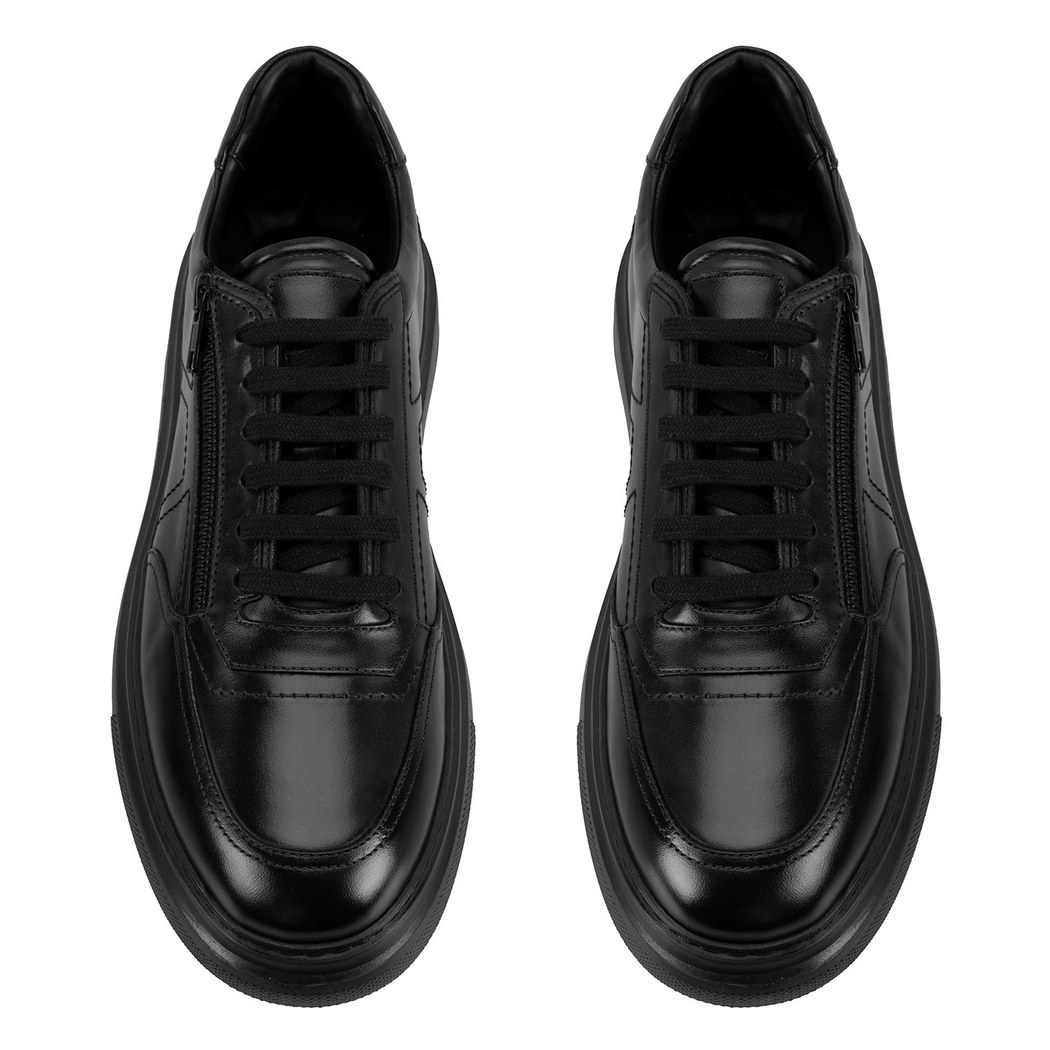 Sharonia Siyah Erkek Günlük Deri Ayakkabı