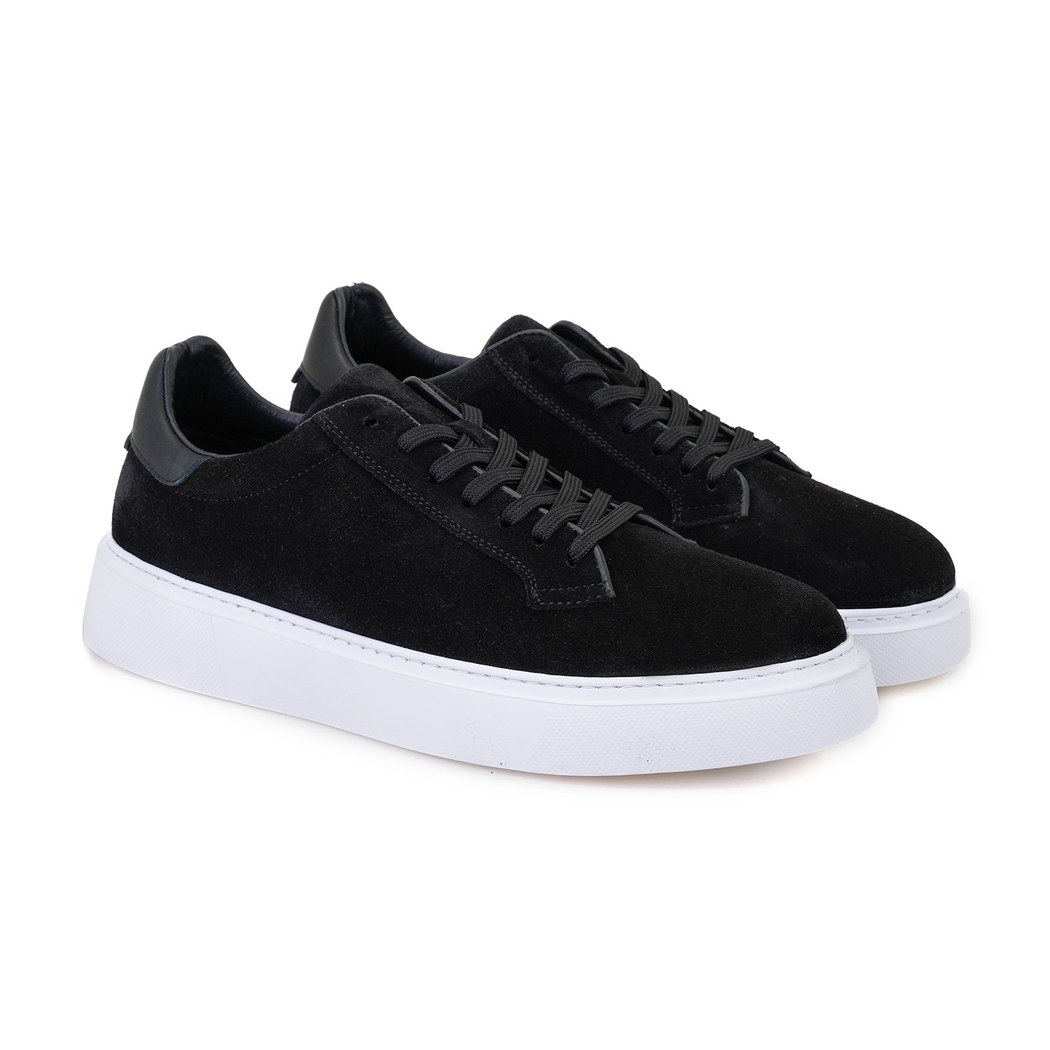 Shaw Siyah Erkek Deri Günlük Ayakkabı