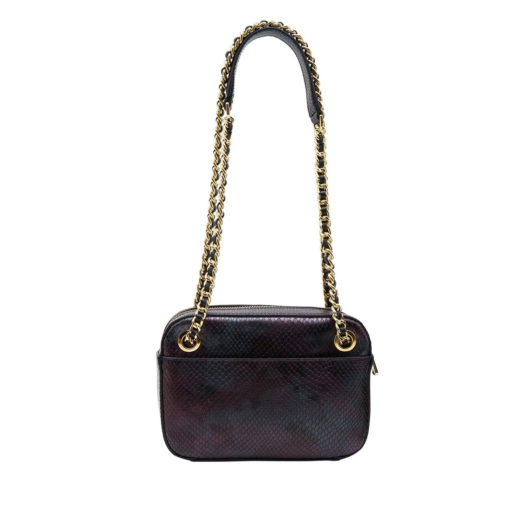 Shay Kadın Yılan Baskılı Deri Omuz Askılı Çanta