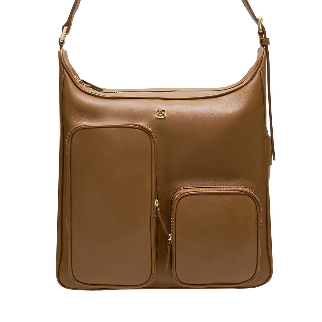 Shay Taba Kadın Cepli Deri Omuz Çantası