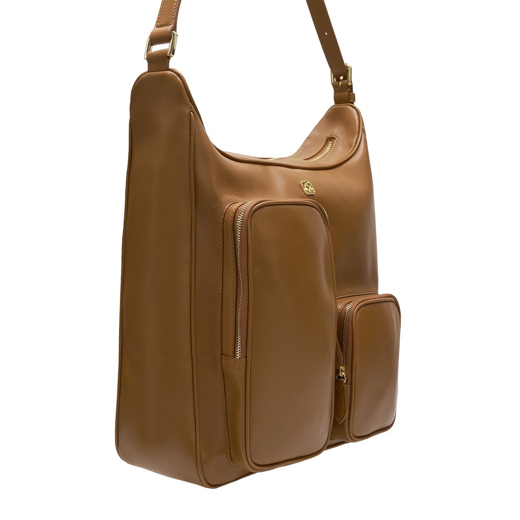 Shay Taba Kadın Cepli Deri Omuz Çantası