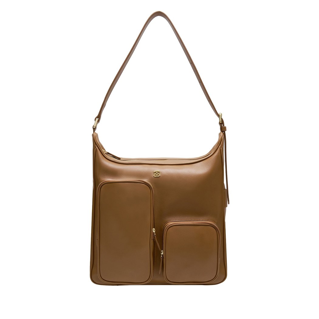 Shay Taba Kadın Cepli Deri Omuz Çantası