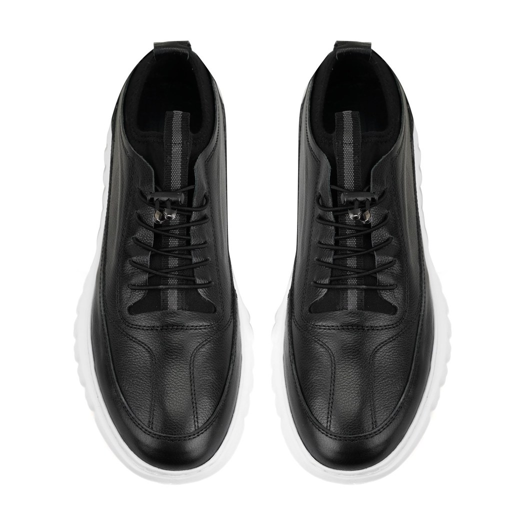 Sheldon Siyah Erkek Deri Spor Ayakkabı