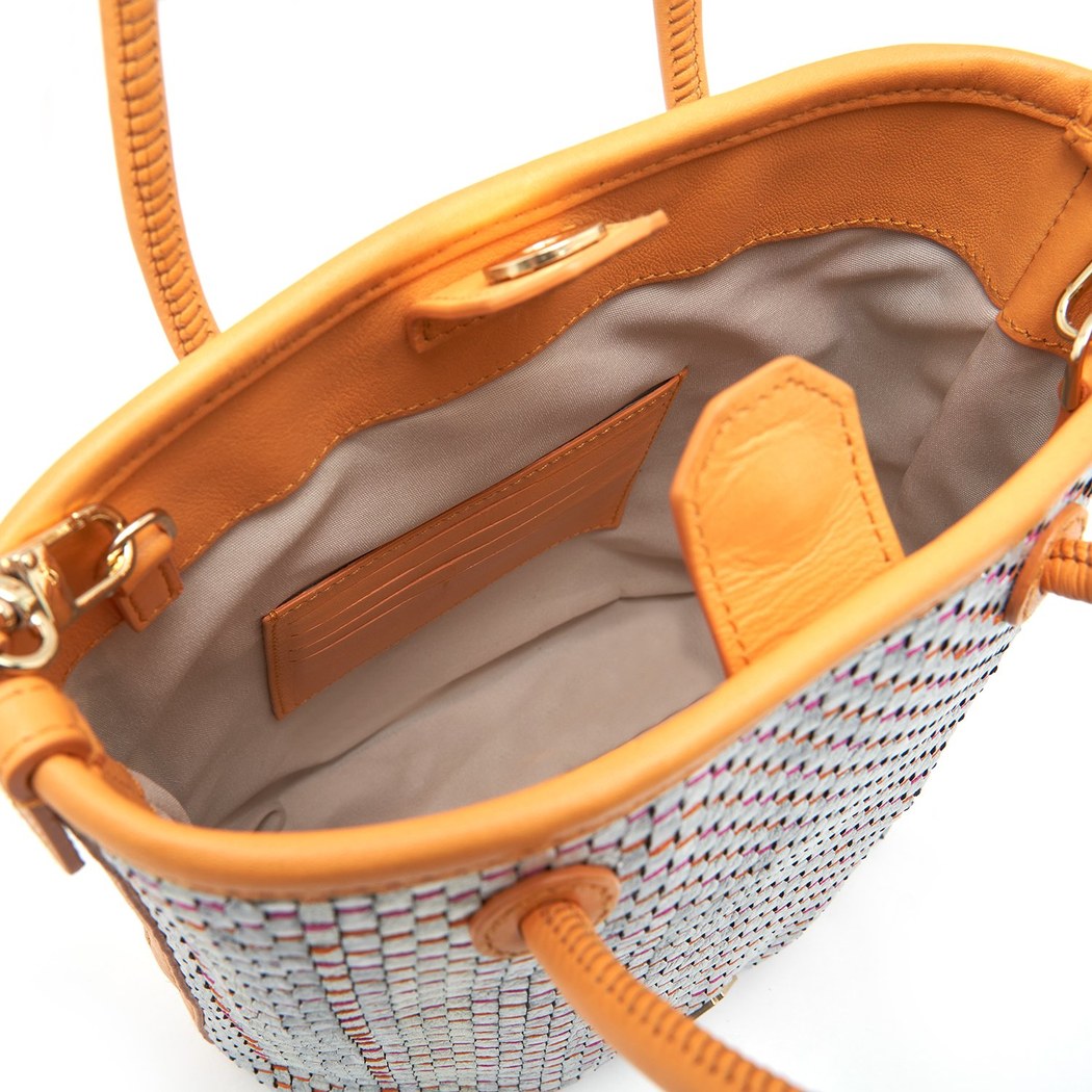 Silvia Gümüş Kadın Deri El Çantası 