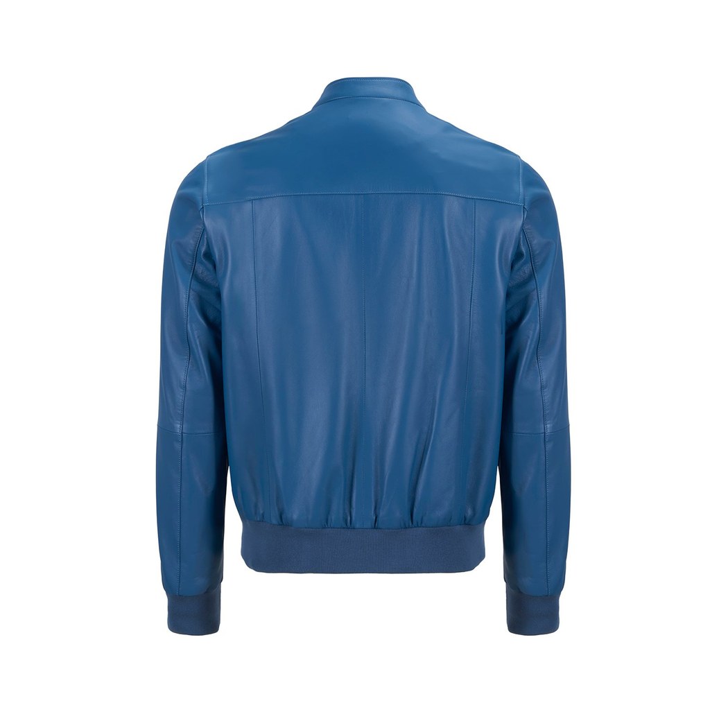 Sionan Erkek Kapüşonlu Deri Ceket