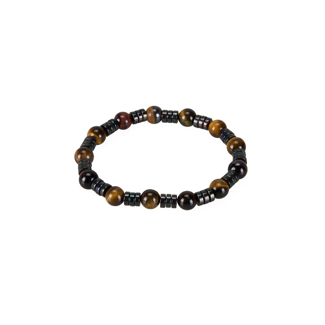 Sitrin Doğal Taşlı Erkek Bileklik