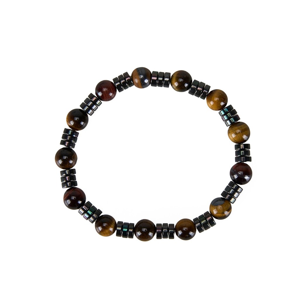 Sitrin Doğal Taşlı Erkek Bileklik