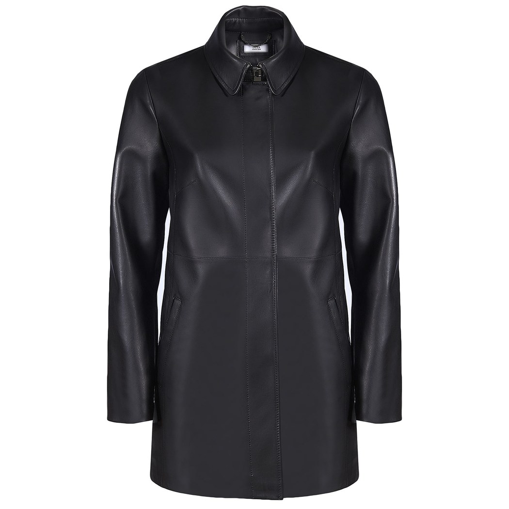 Siyah Aivy Kadın Deri Ceket