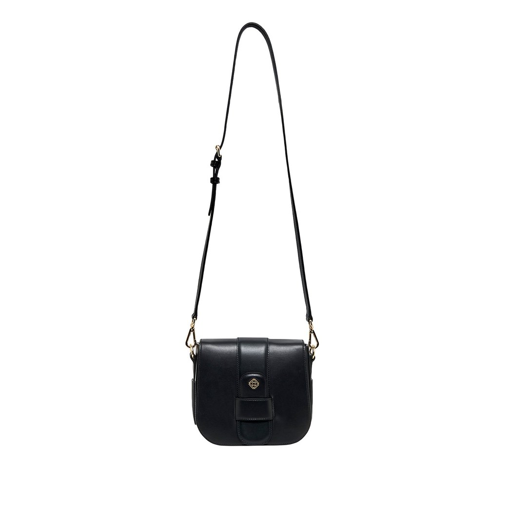 Siyah Alfia Kadın Deri Çapraz Çanta