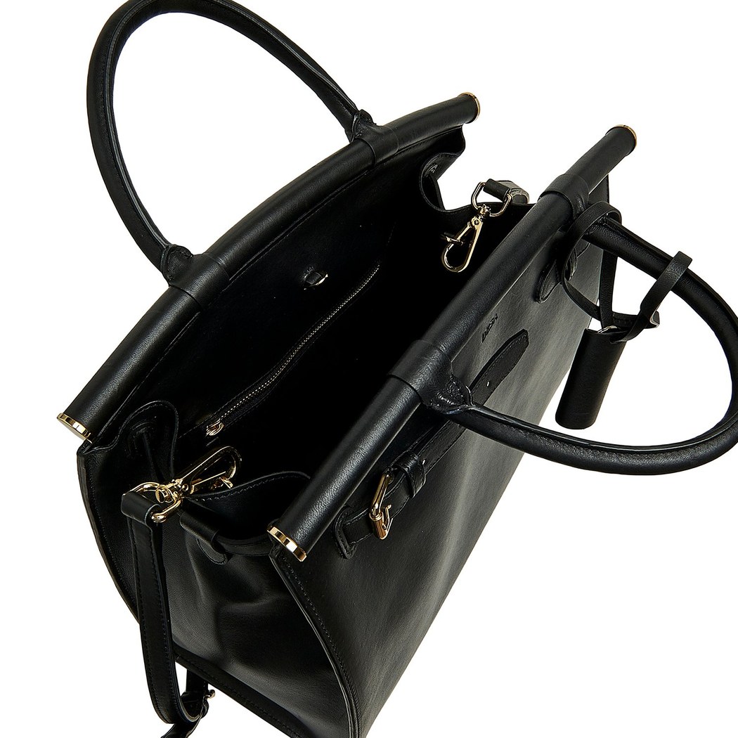 Siyah Aria Kadın Deri El Çantası