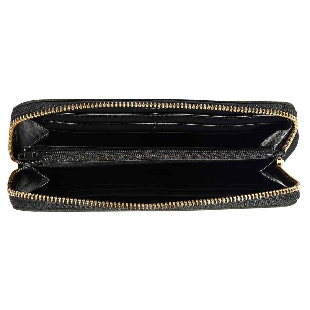 Siyah Bibiana Kadın Deri Cüzdan