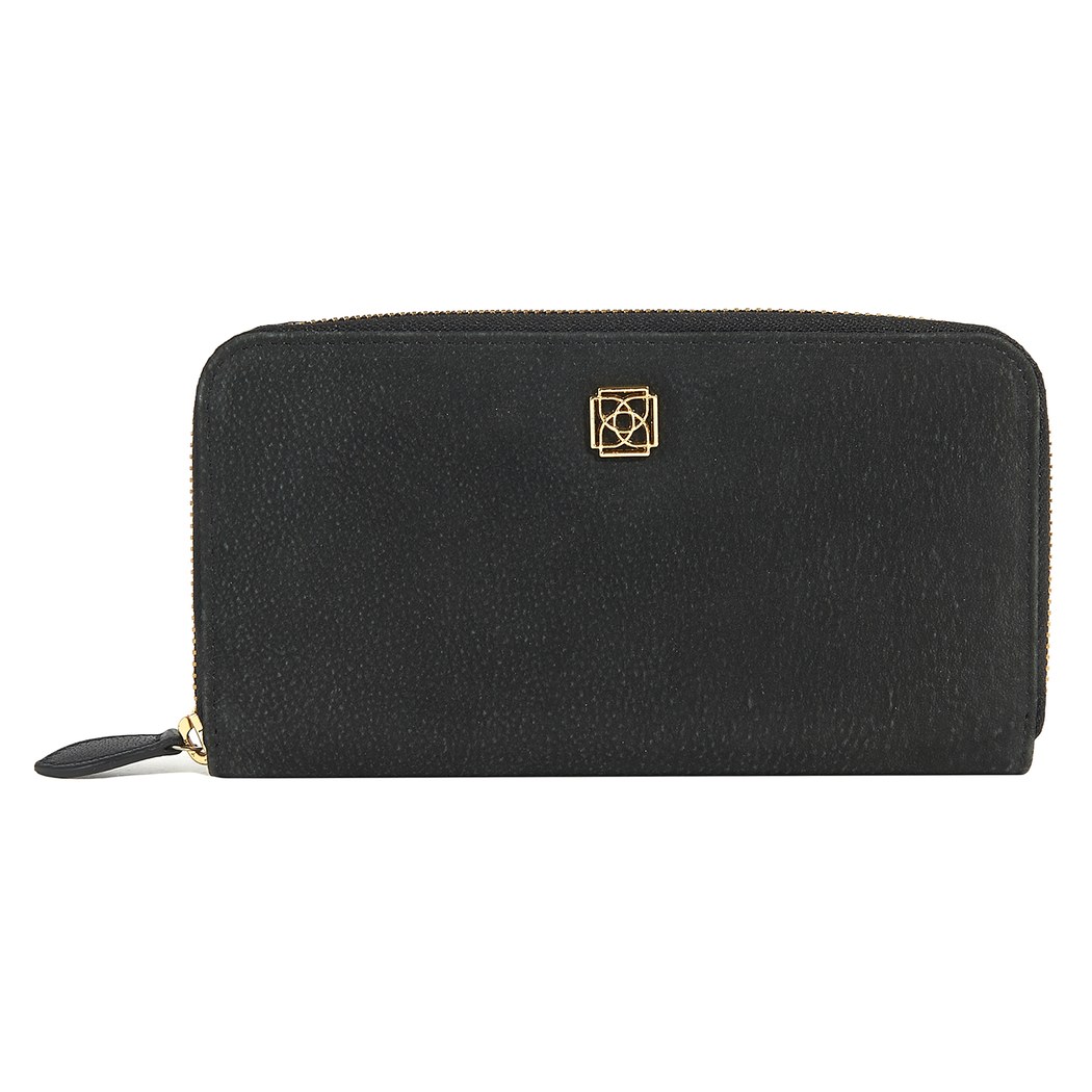 Siyah Bibiana Kadın Deri Cüzdan