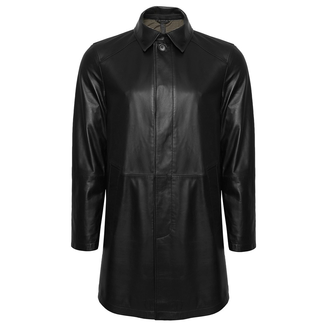 Siyah Cappi Erkek Deri Kaban