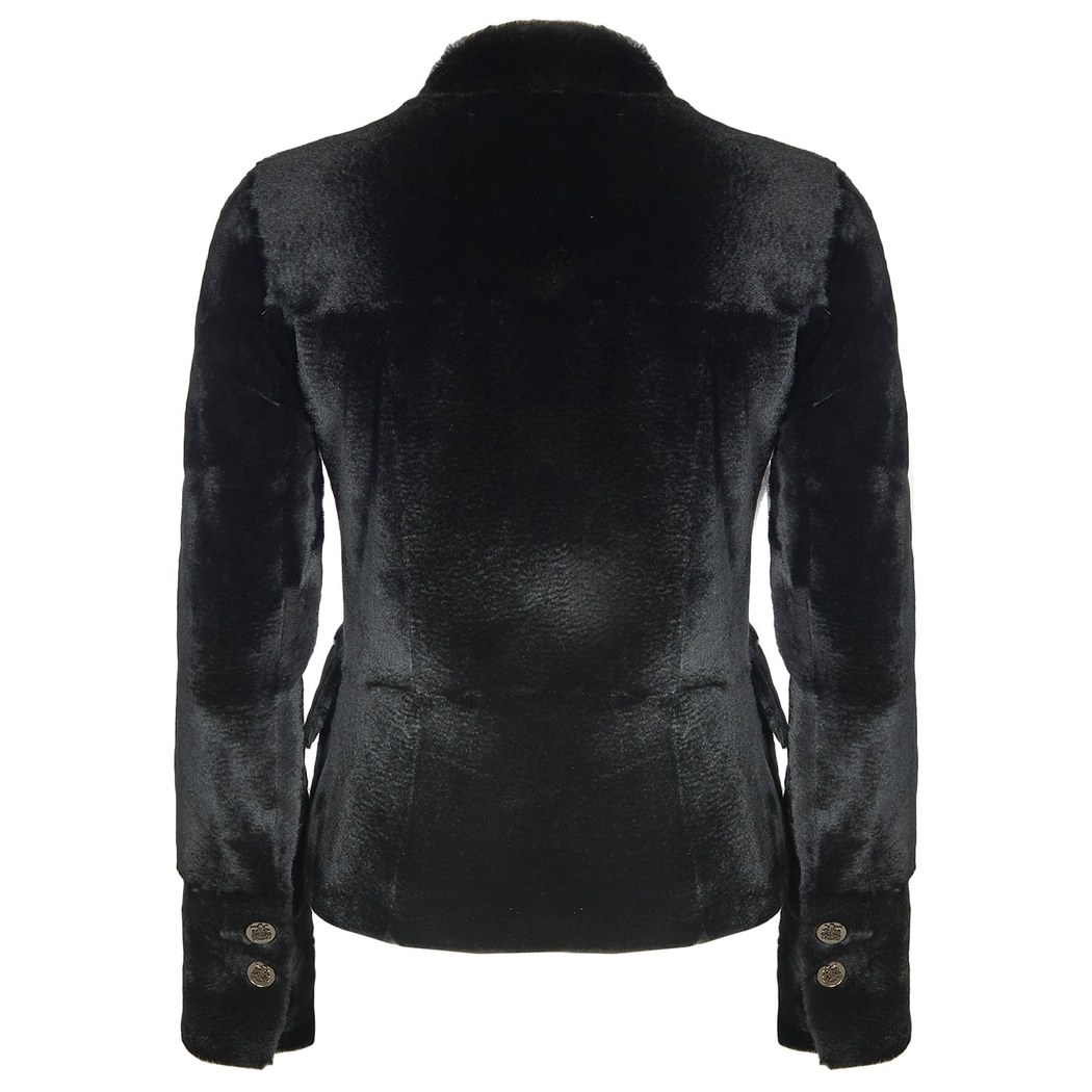 Siyah Dalila Kadın Kürk Ceket